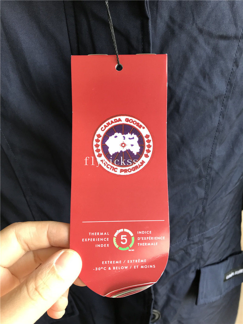 Canada Goose Long Dark Blue Coat